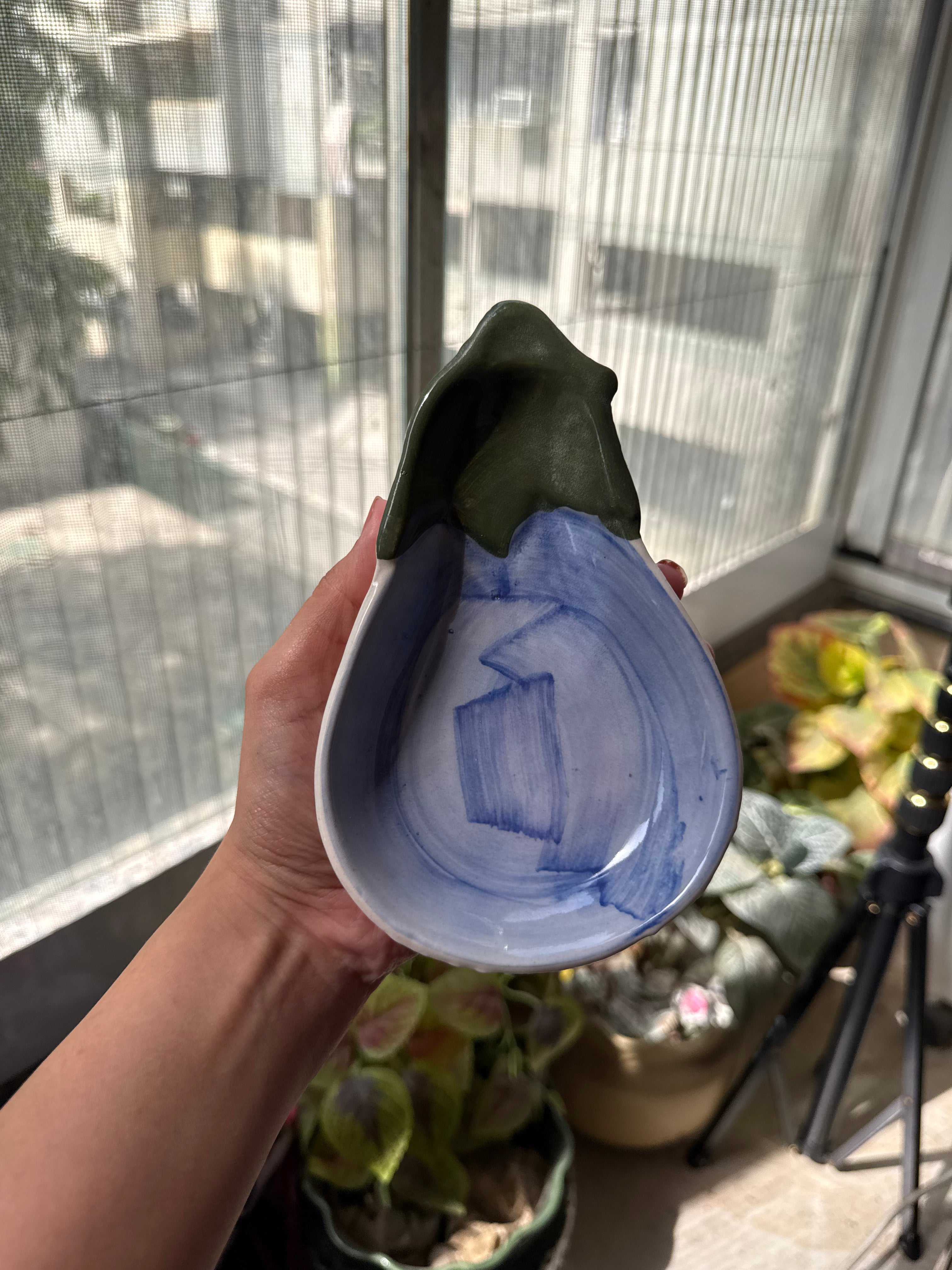 Lilac Aubergine Trinket Plate 🍐