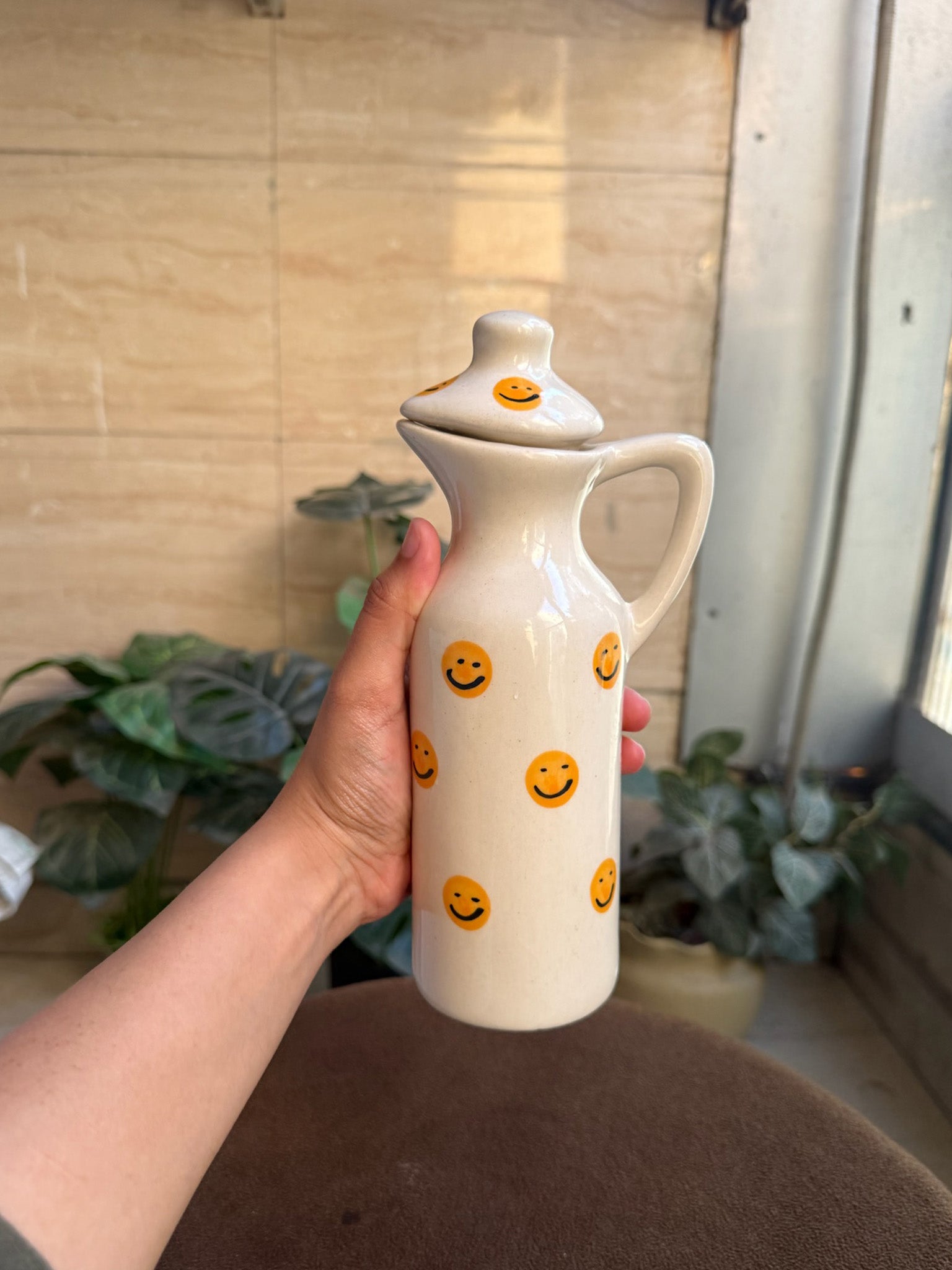 Oil Dispenser with Smileys
