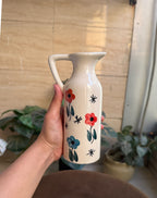Oil Dispenser with Small Flowers and Leaves