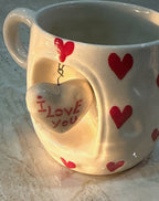 Heart Charm 'I Love You' Mug
