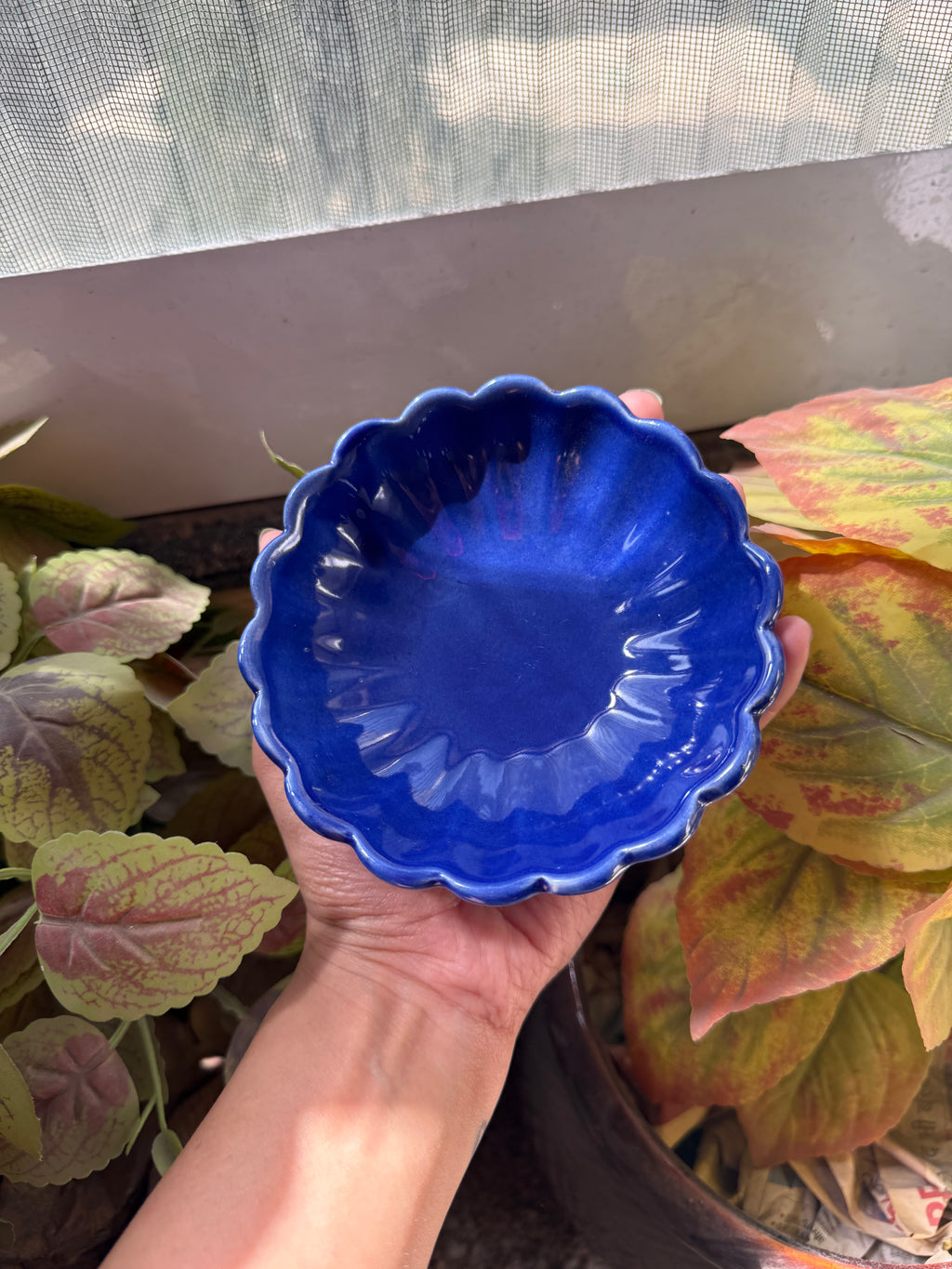 Blue Ice Cream Bowl 🌸 | Perfect for ice cream, desserts & snacks