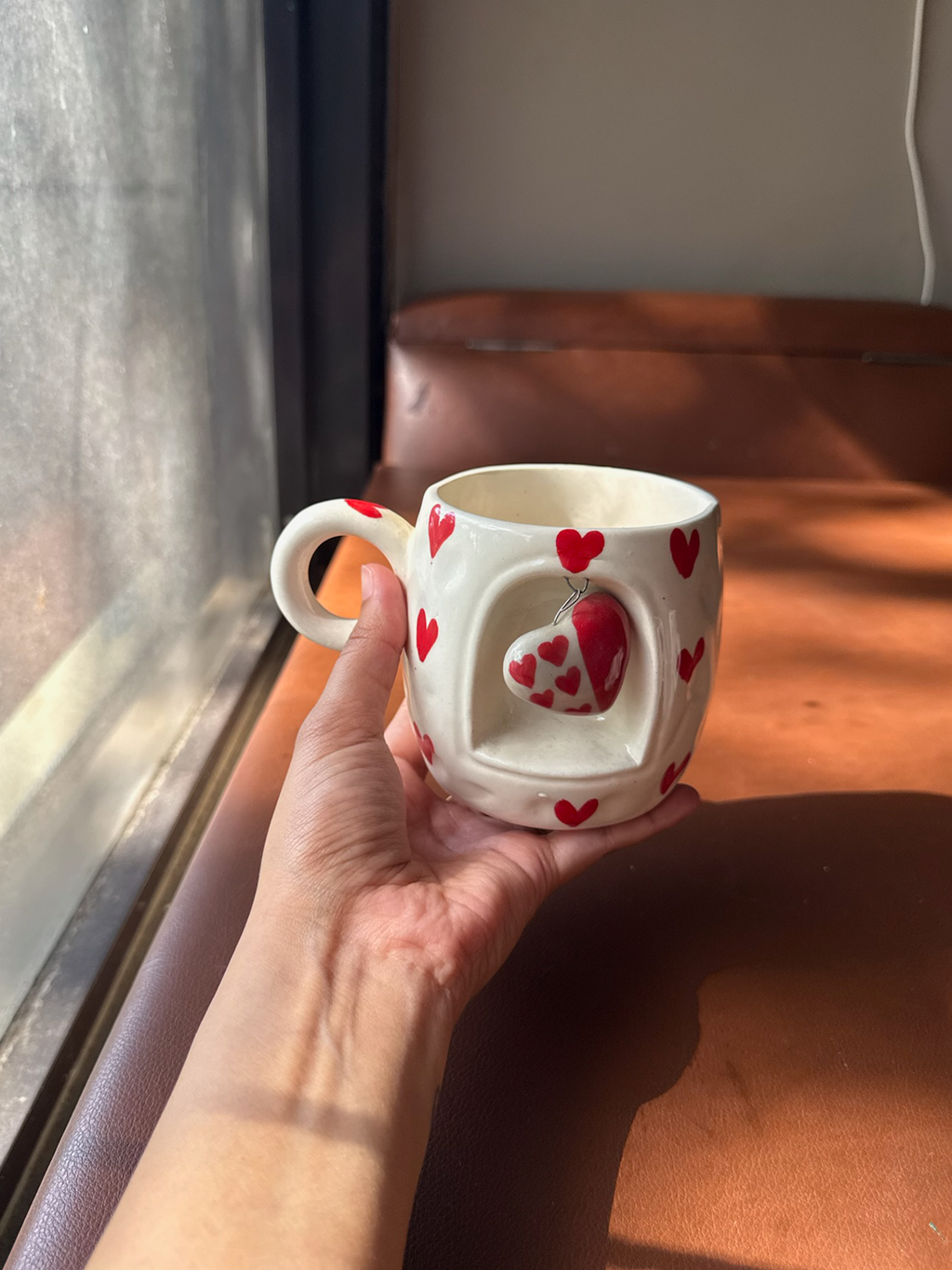 Heart Charm Mugs Combo (Set of 2)