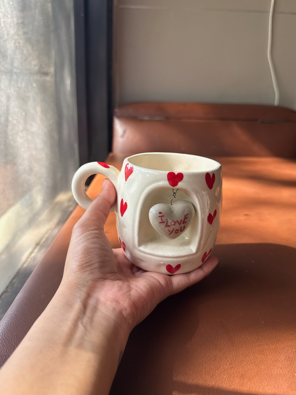 Heart Charm 'I Love You' Mug