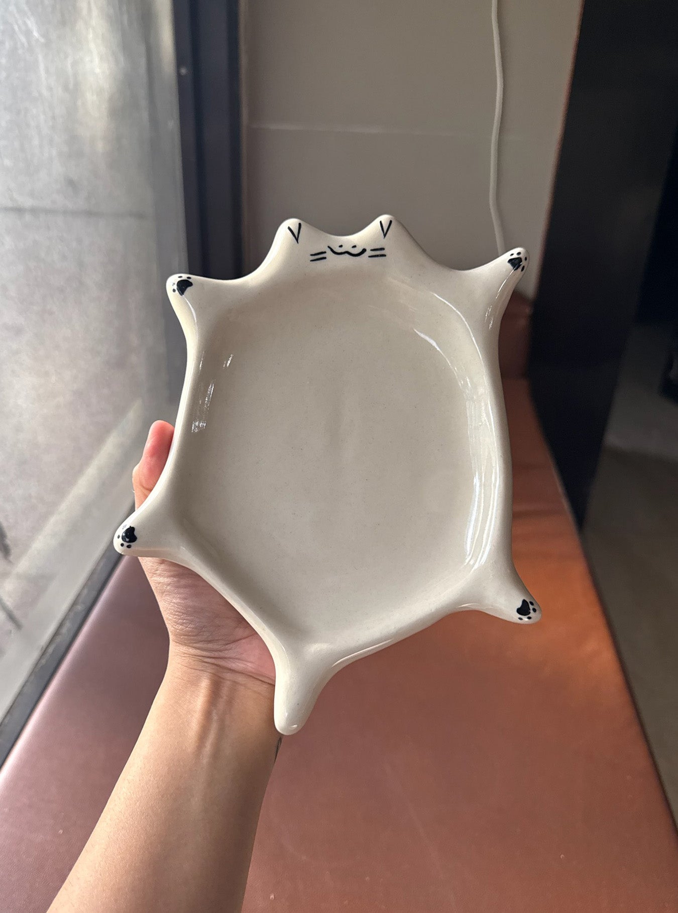 Cat Plate | Serving Plate, Jewellery Plate, For Snacks, Desserts, or Fruits | Pack of 1