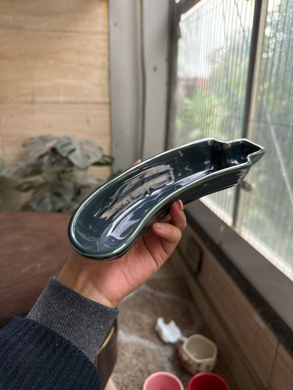 Banana snacks serving plate