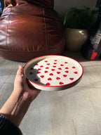 Hearts Plate | 8-inch Ceramic Plate
