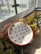 Cherry Bloom Plate | 8 inch Plate | Perfect for breakfast, snacks, desserts & light meals