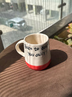 "Born to Roast You Daily" Ceramic Mug