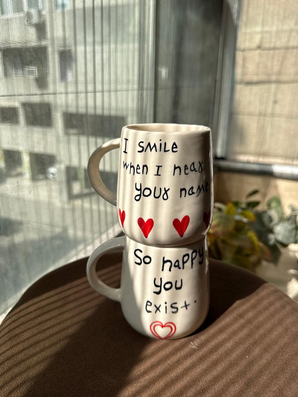 Love Quotes Ceramic Mugs (Set of 4)