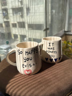Love Quotes Ceramic Mugs (Set of 4)
