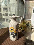 Sunflower Ceramic Oil Dispenser | 300 ml