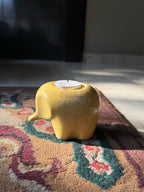 Mittiraa Home Yellow Elephant Tealight Holder