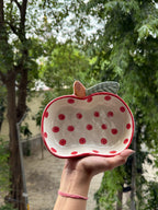 Apple Dotted Serving Plate 🍎