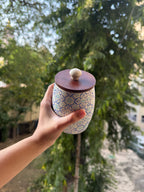 Blue Blossom Ceramic Airtight Jar