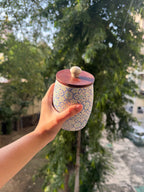 Blue Blossom Ceramic Airtight Jar