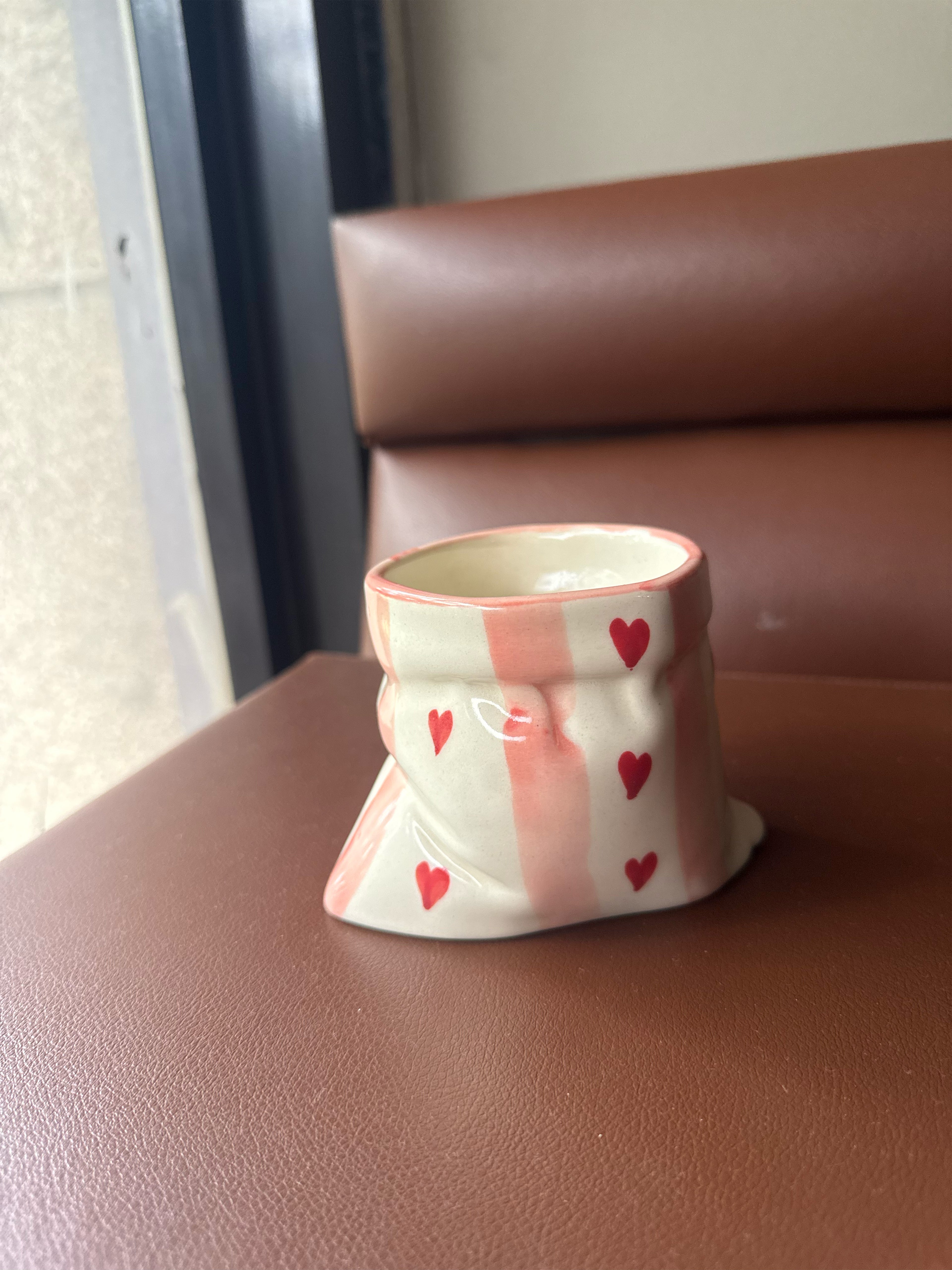 ❣️ Potli Heart Glass | Unique, Playful Glass