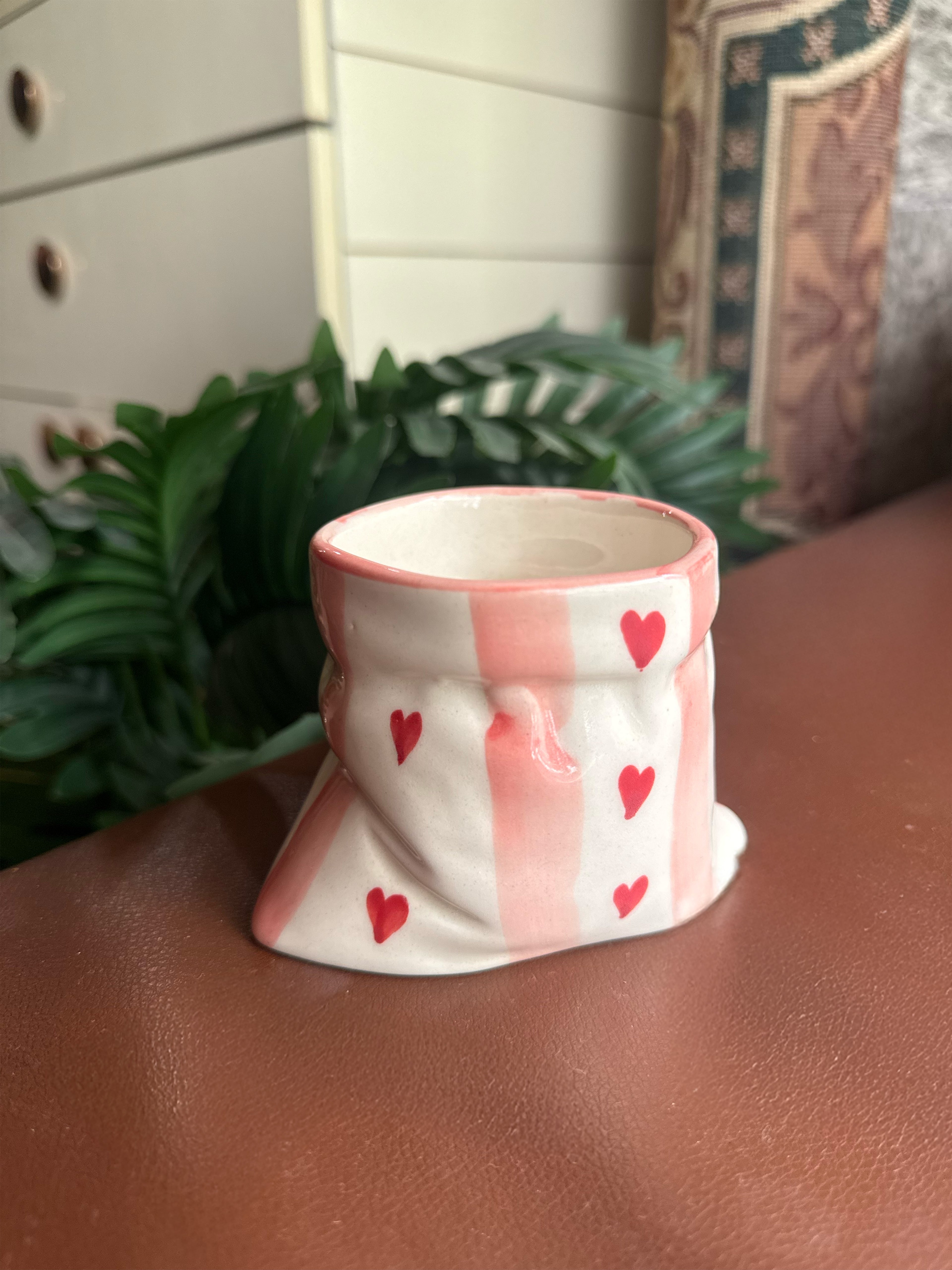 ❣️ Potli Heart Glass | Unique, Playful Glass