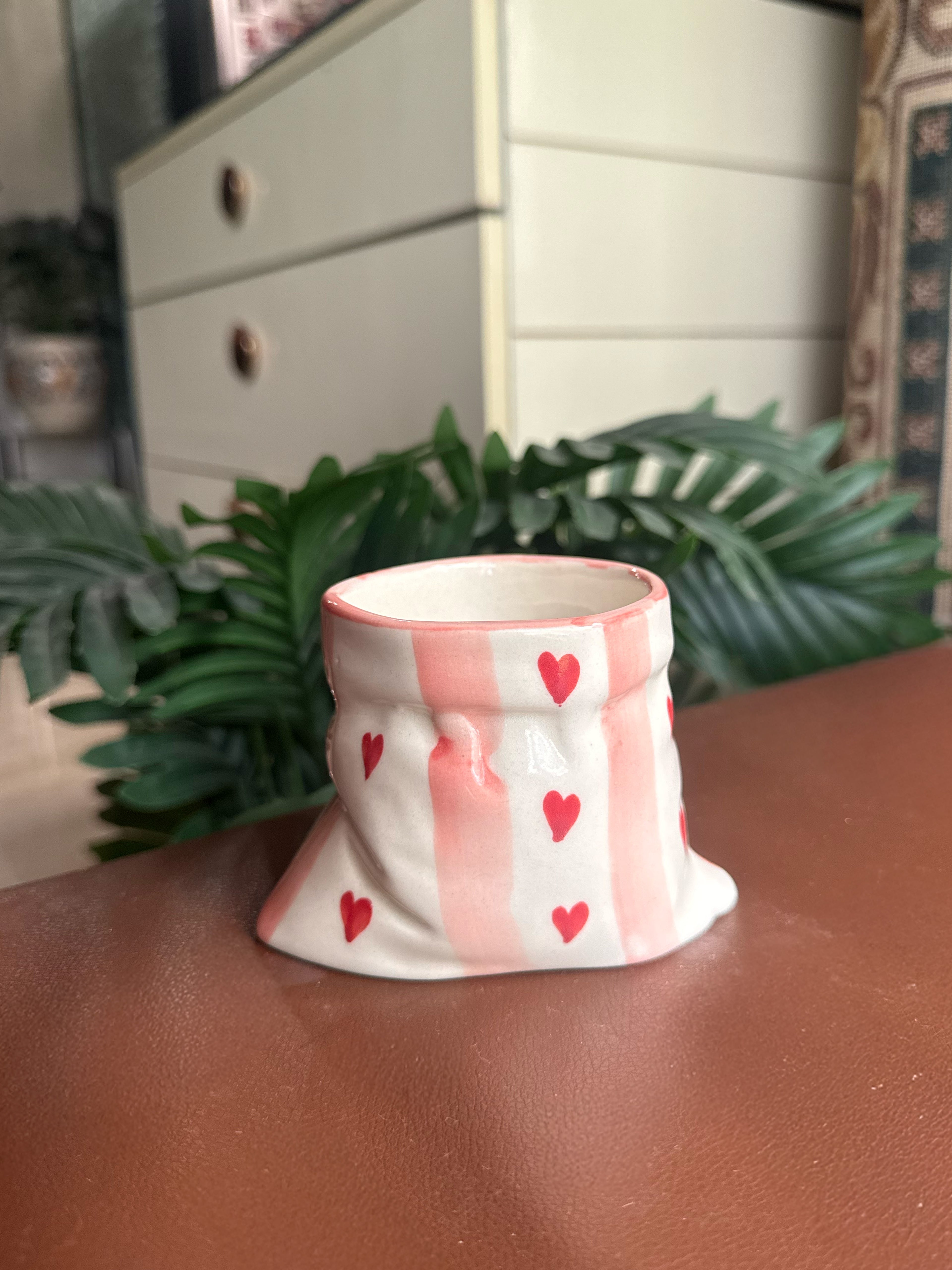 ❣️ Potli Heart Glass | Unique, Playful Glass