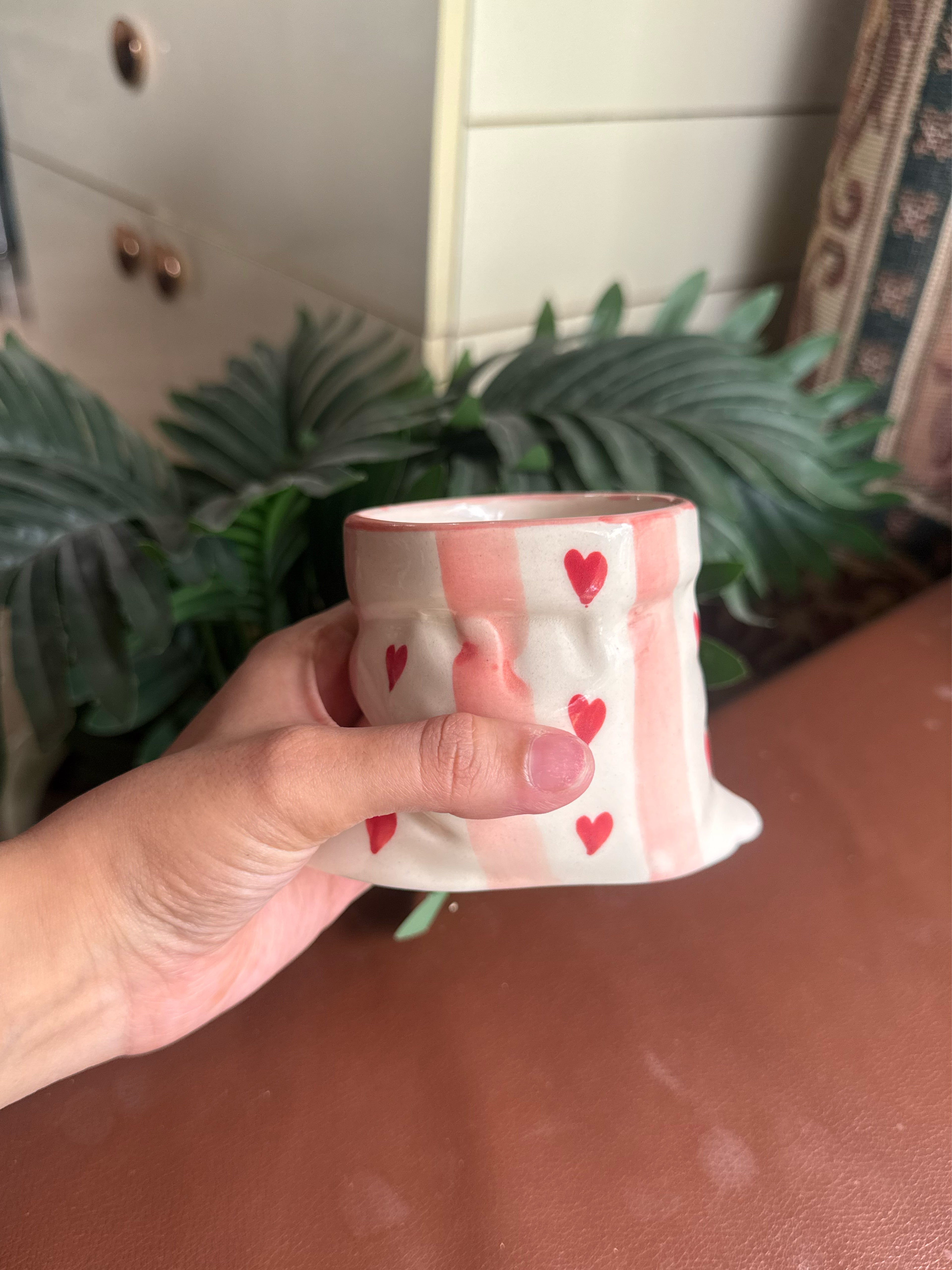 ❣️ Potli Heart Glass | Unique, Playful Glass