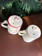 🐾 Cat Mug Duo | Combo of 2 Mugs with Lids