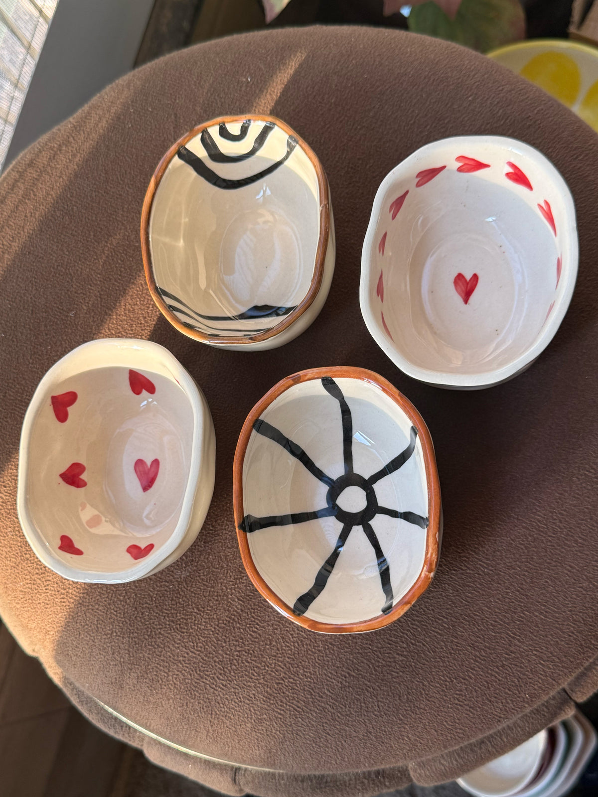 Quirky Ceramic Bowls | Set of 4 🤎