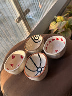 Quirky Ceramic Bowls | Set of 4 🤎
