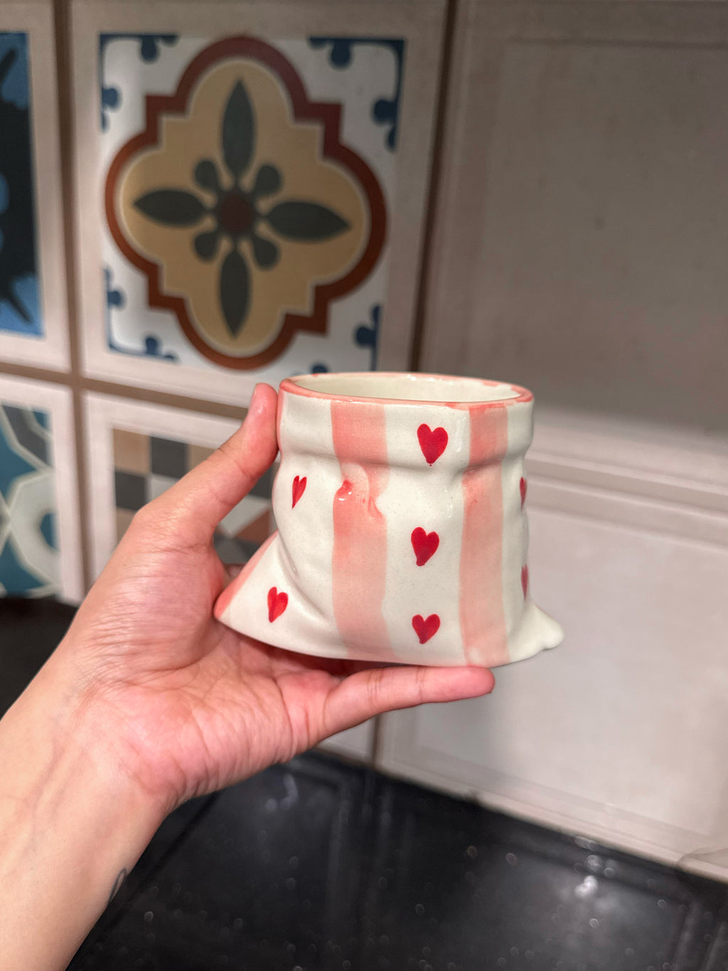 ❣️ Potli Heart Glass | Unique, Playful Glass