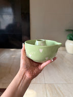Green Hearts Matcha Bowl