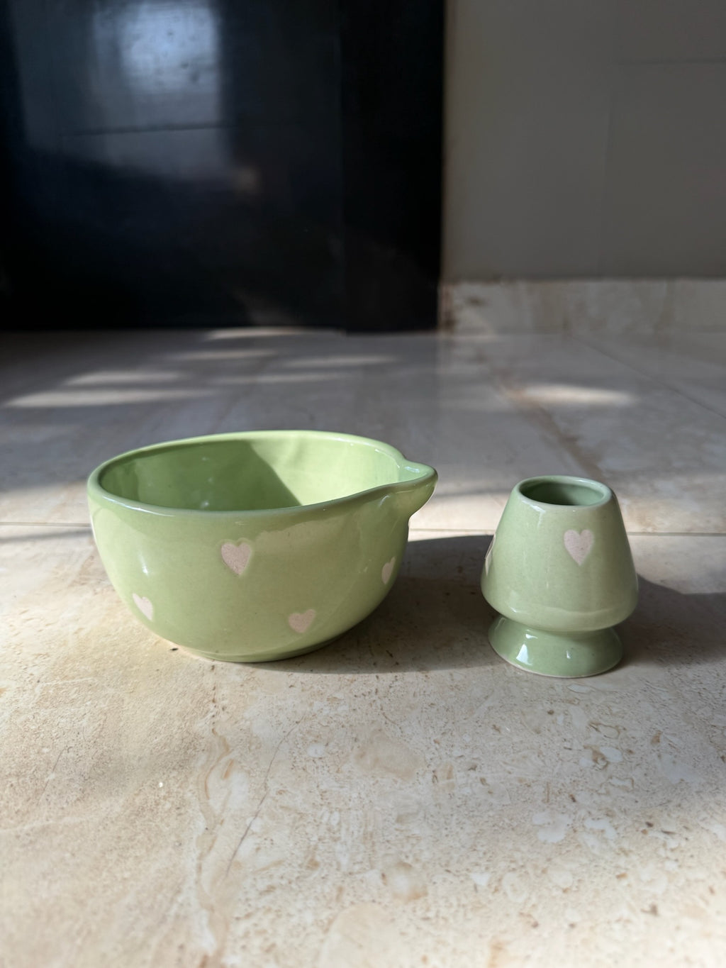 Green Hearts Matcha Bowl