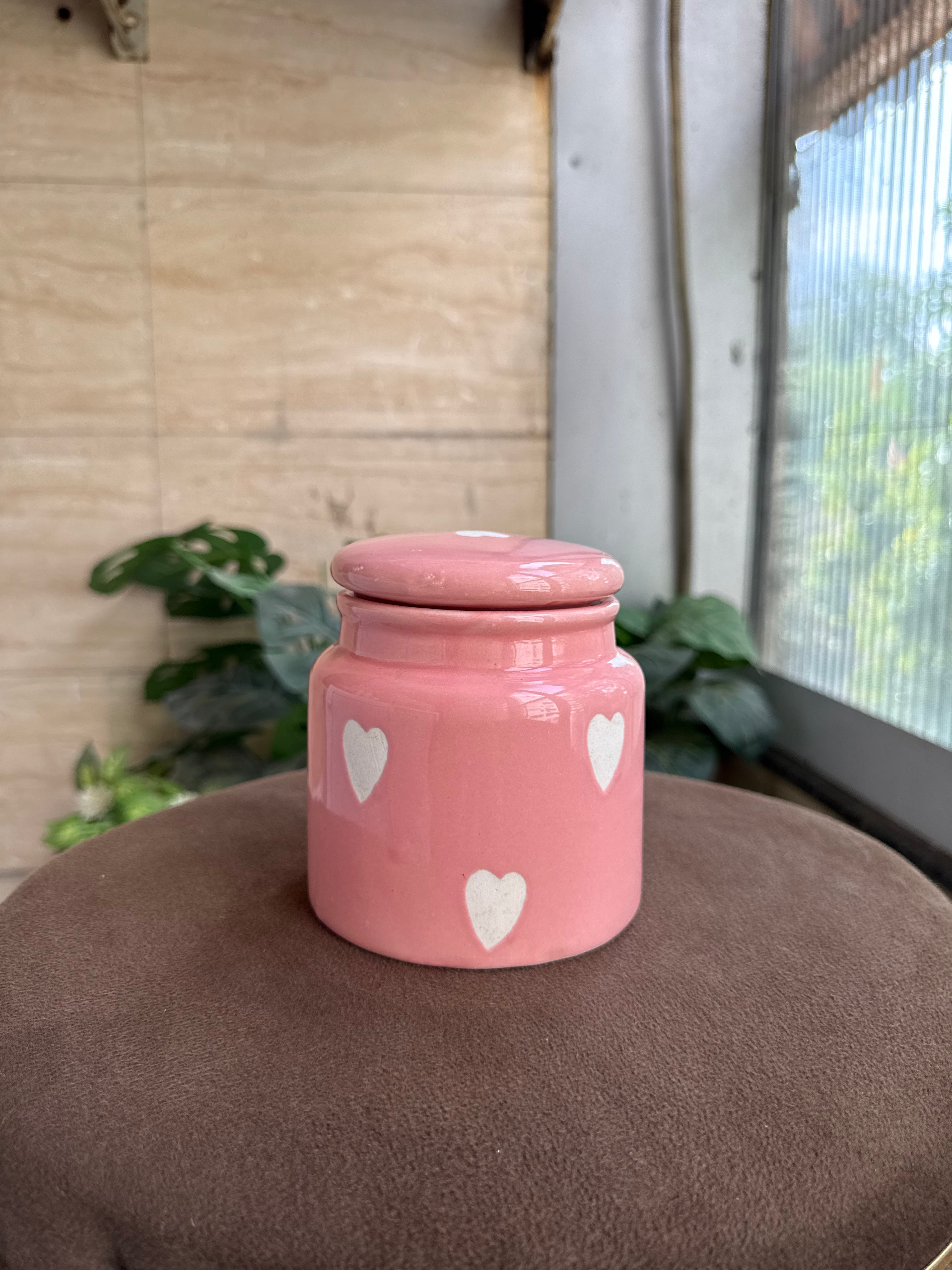 💗 Pink Heart Jar