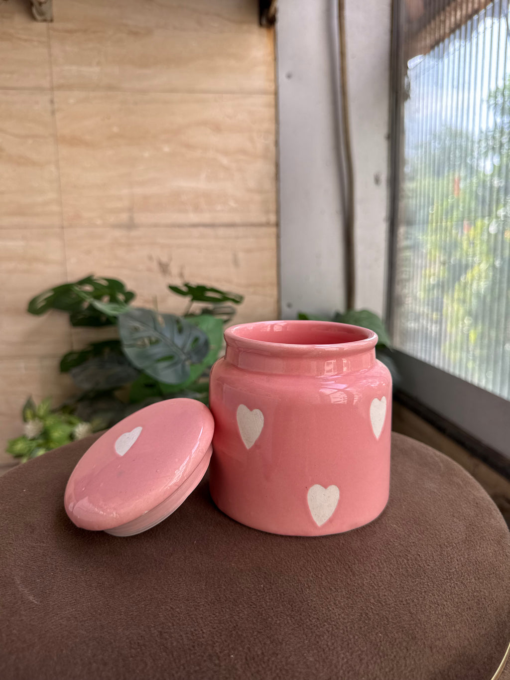 💗 Pink Heart Jar