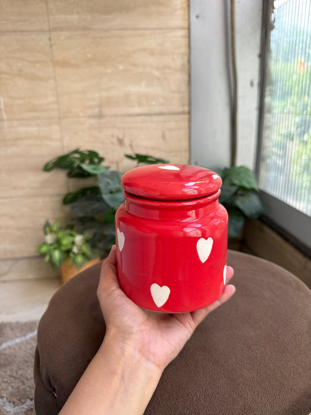 ❤️ Red Heart Jar