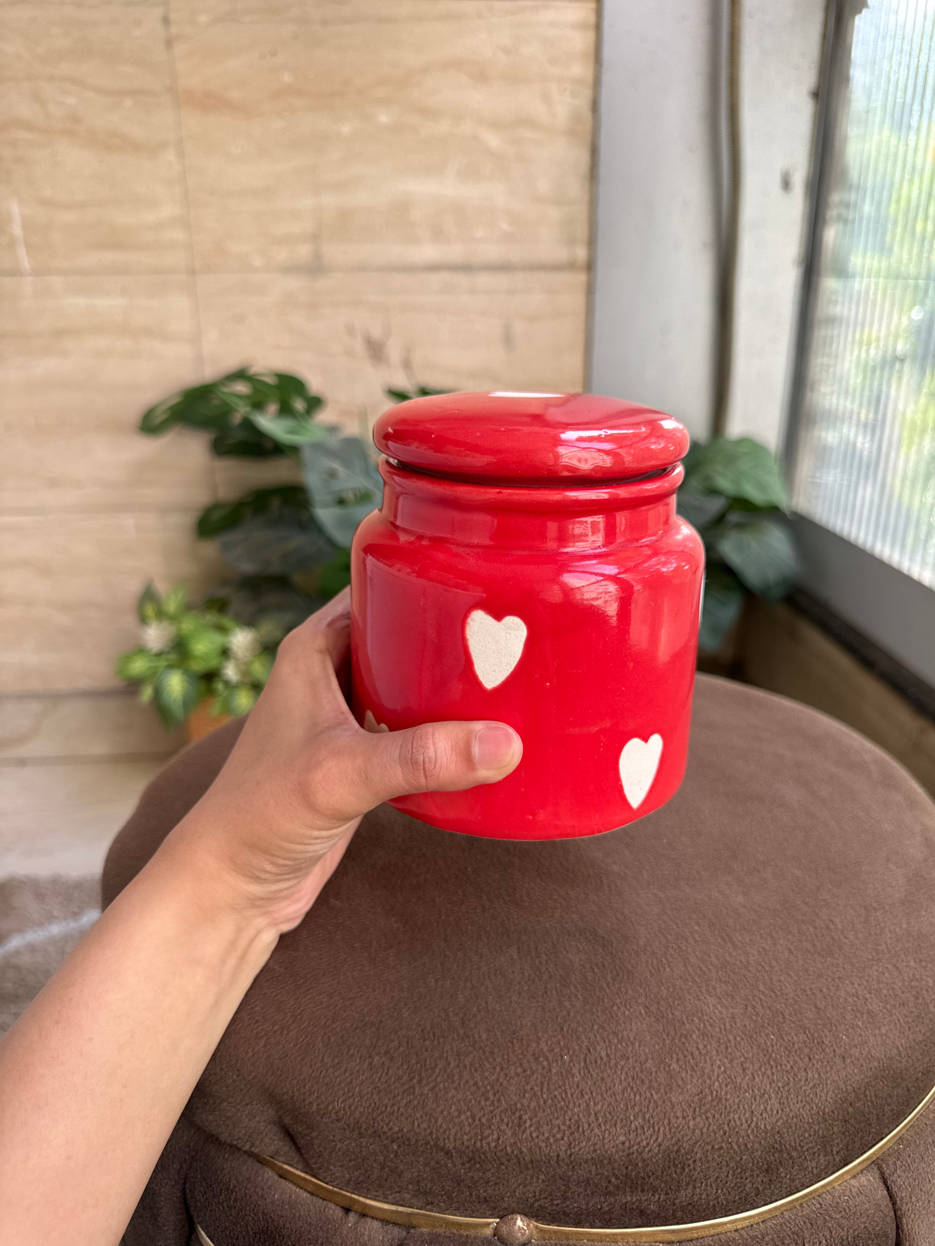 ❤️ Red Heart Jar