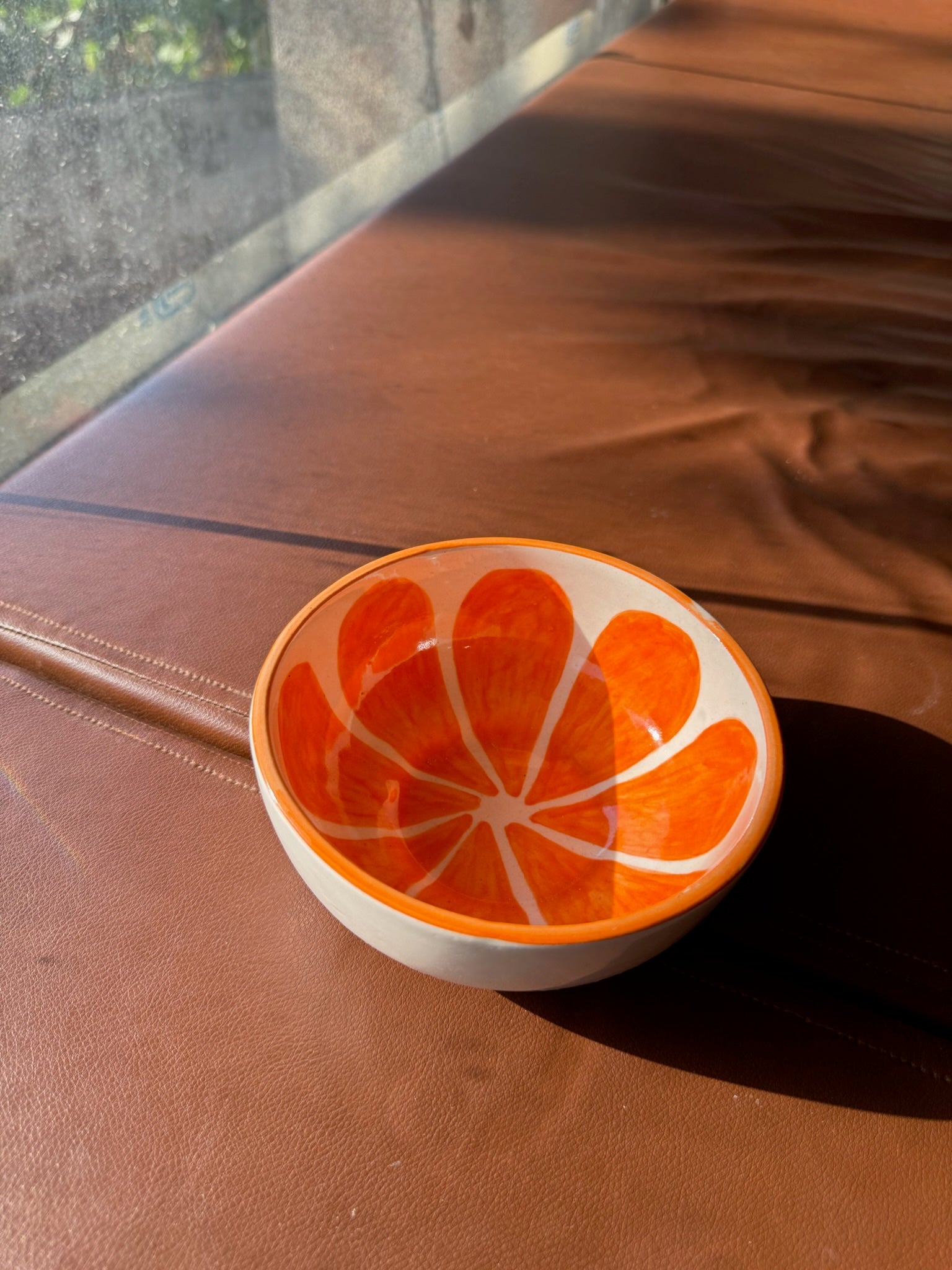 Orange Melon Bowl
