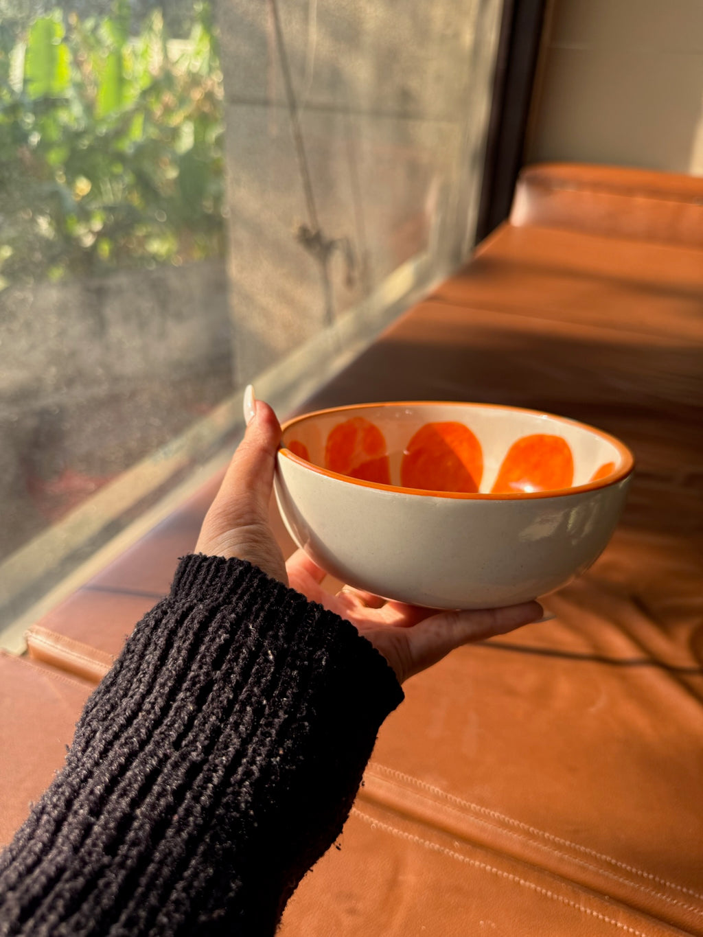 Orange Melon Bowl