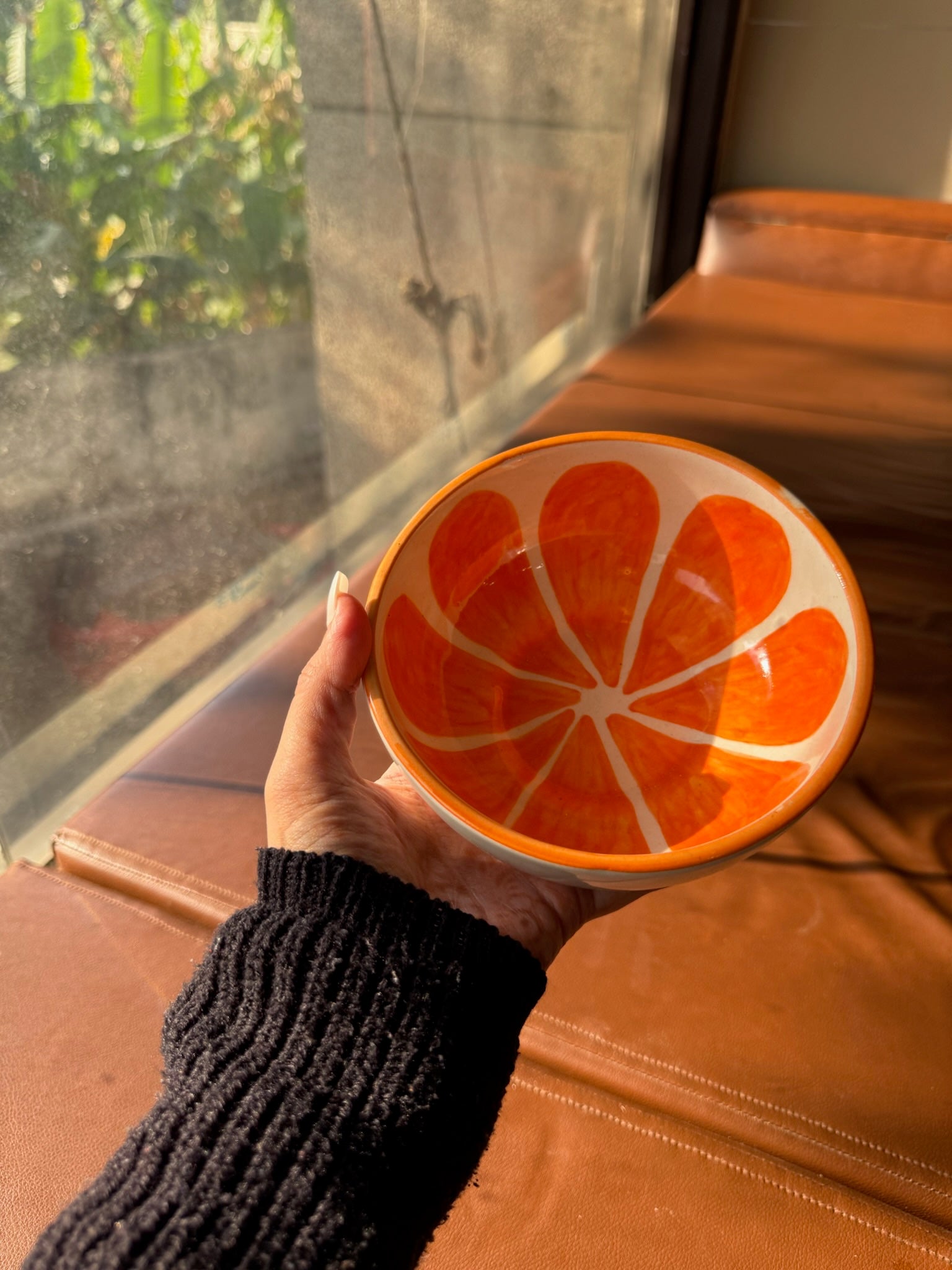 Orange Melon Bowl
