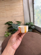Ceramic Mini Bowls – Handcrafted Stripe Design (Set of 2)