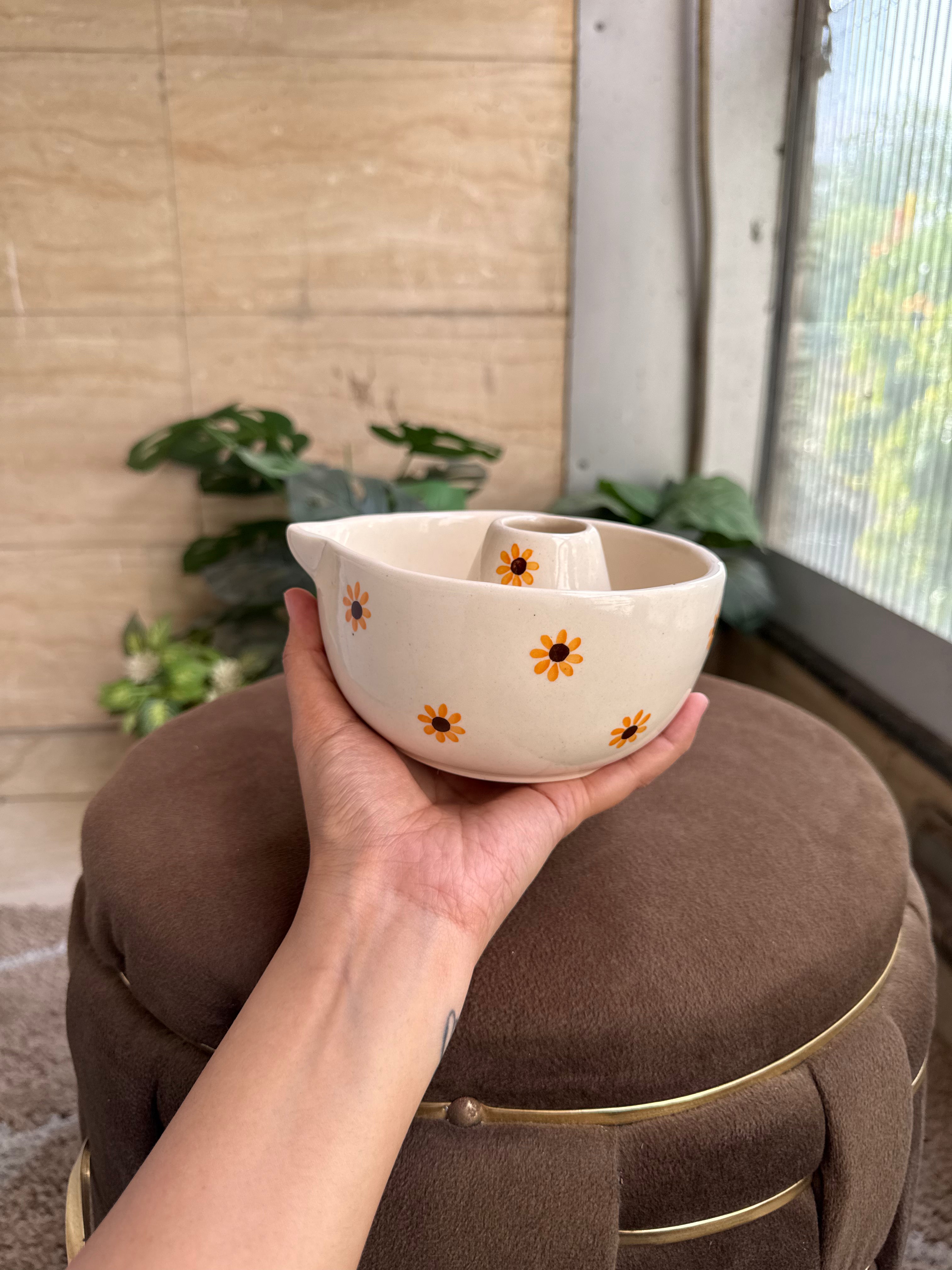 🌼 Bloom Matcha Bowl 🌼 | Cute Bowl with Whisk Holder
