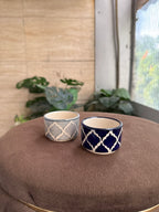 Ceramic Mini Bowls – Moroccan Pattern (Set of 2)