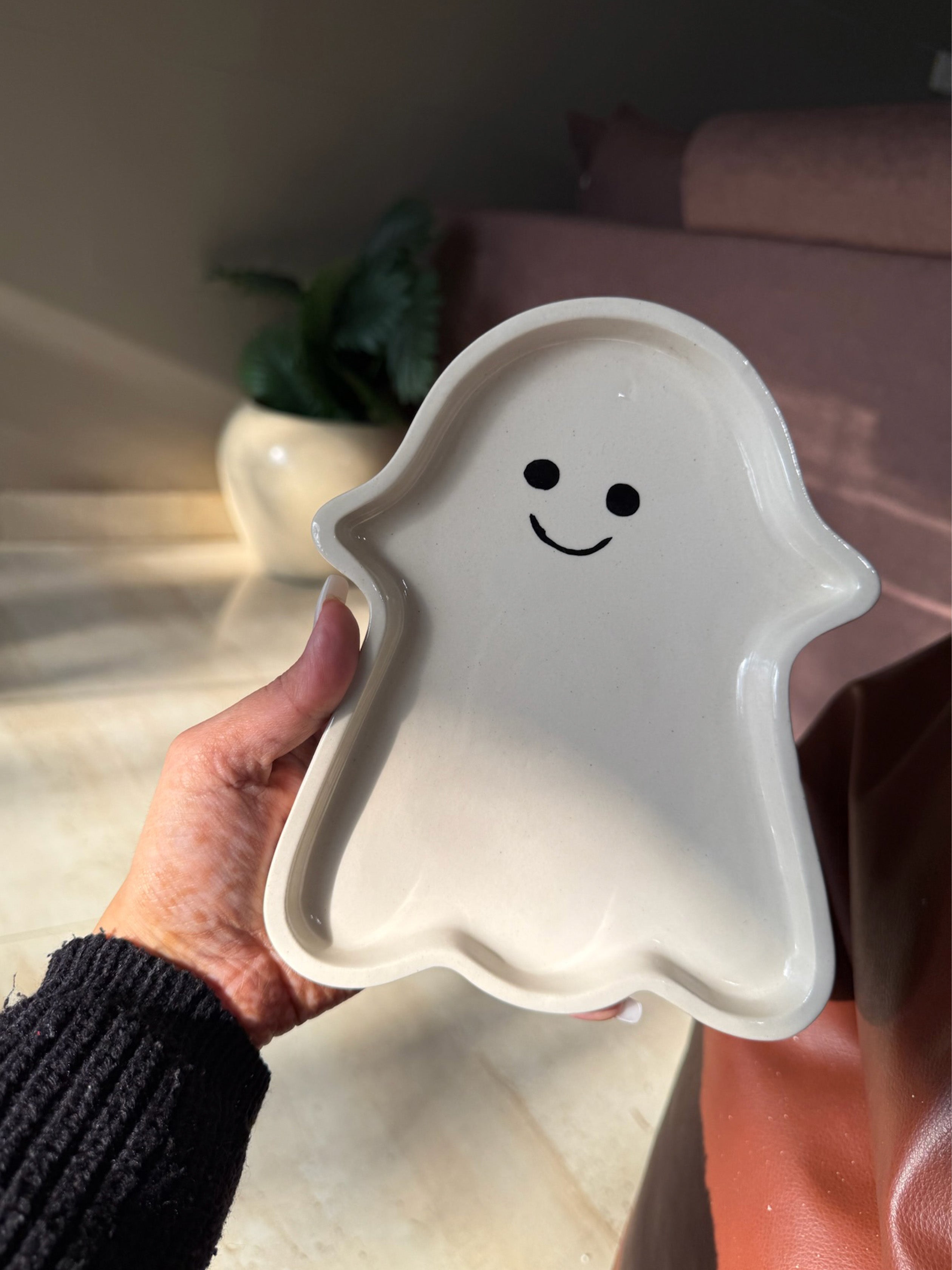 Cute Ghost Plate