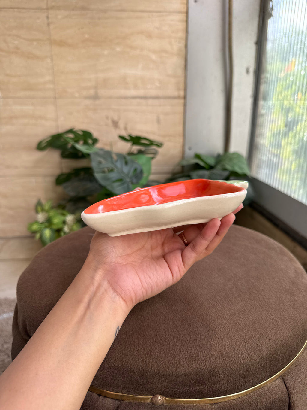 🌶️ Red Chilli Shaped Plate