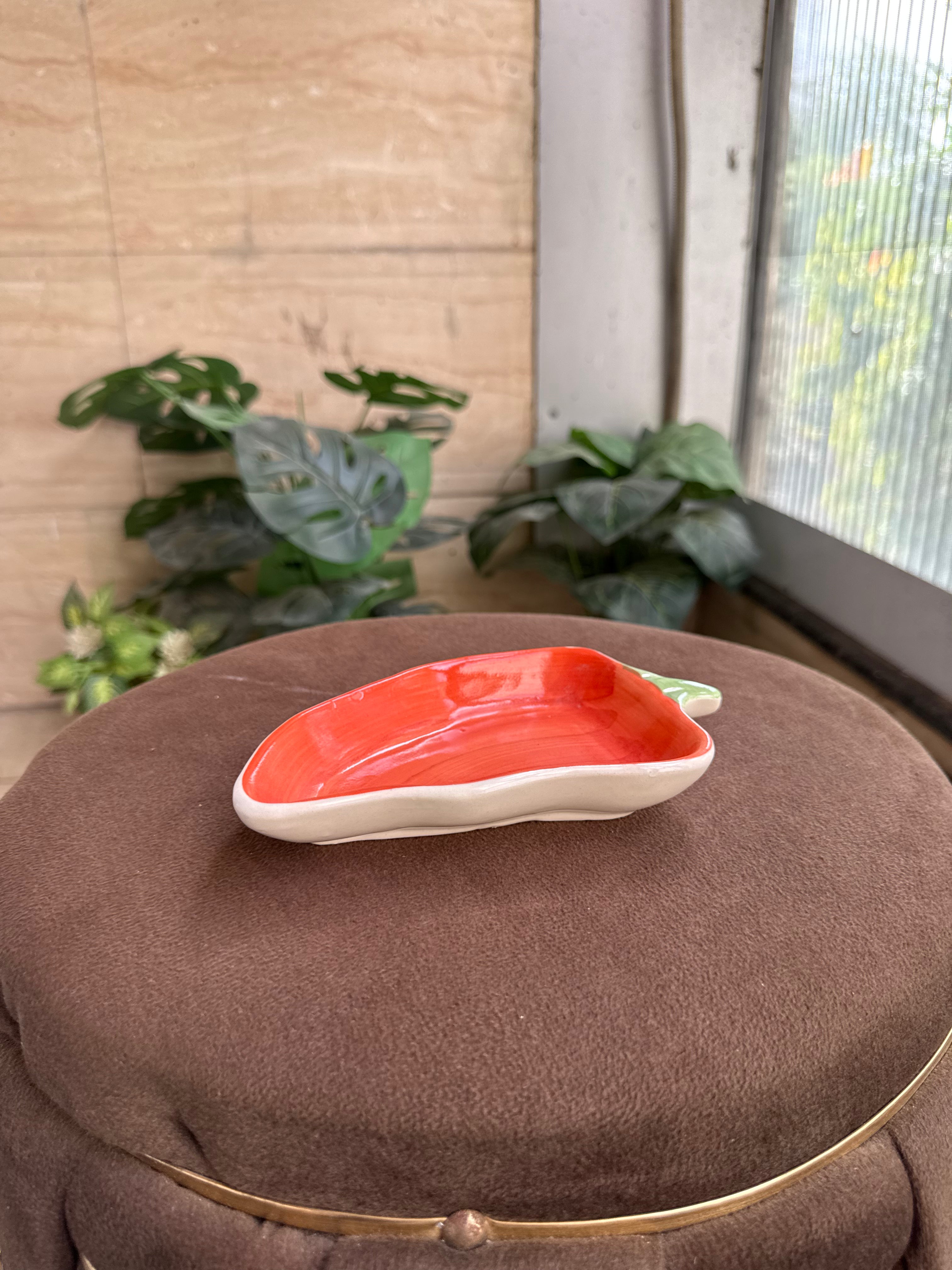 🌶️ Chilli Shaped Plate