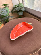 🌶️ Red Chilli Shaped Plate