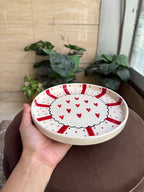 ❤️ Heart Burst Plate | Beautiful Big Serving Plate | 8 Inch Plate