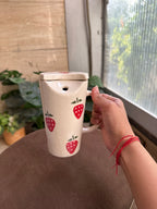 Beautiful Sippers Set | With Lid and Straw | Pack of 2 Sippers