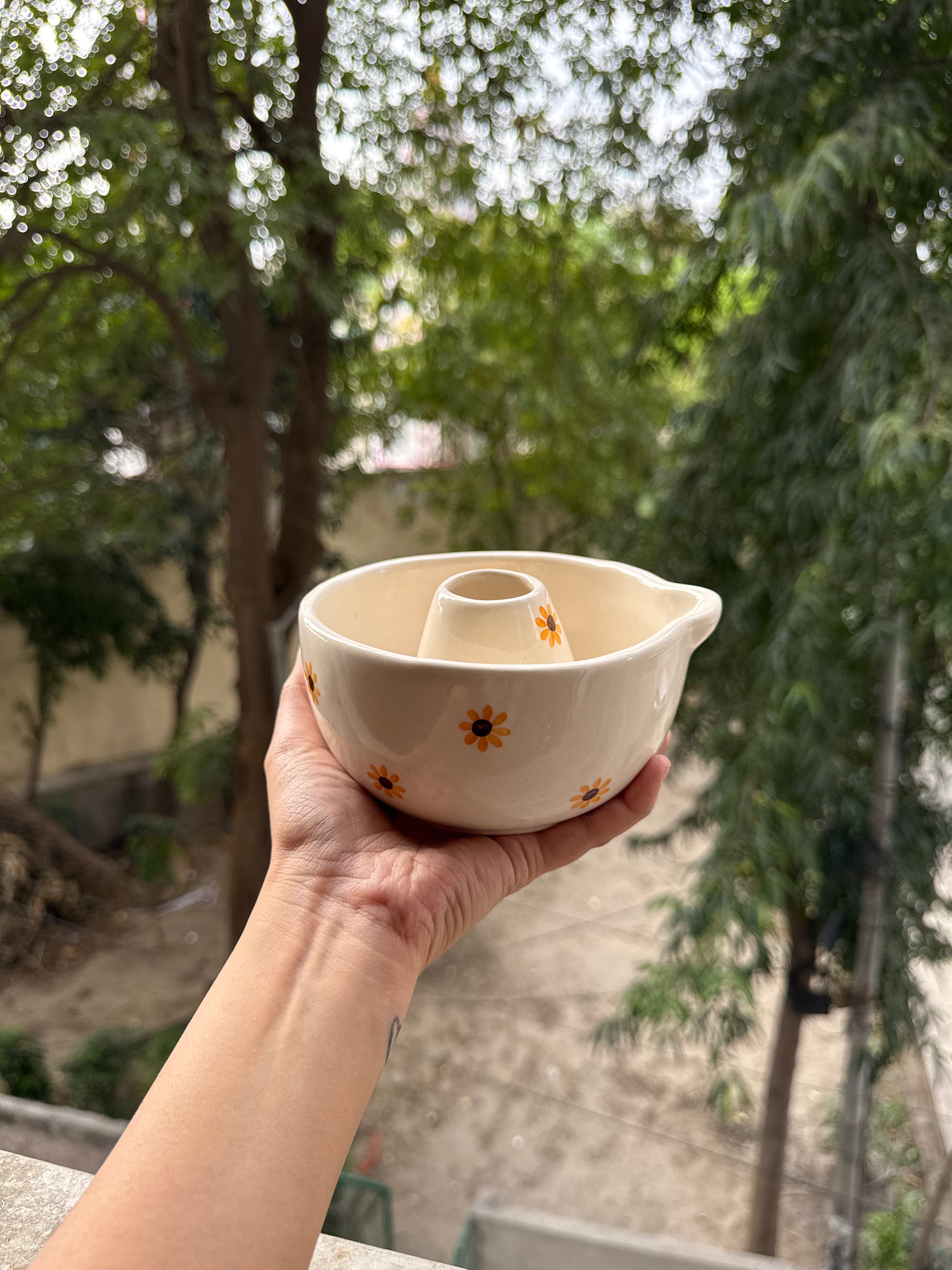 🌼 Bloom Matcha Bowl 🌼 | Cute Bowl with Whisk Holder
