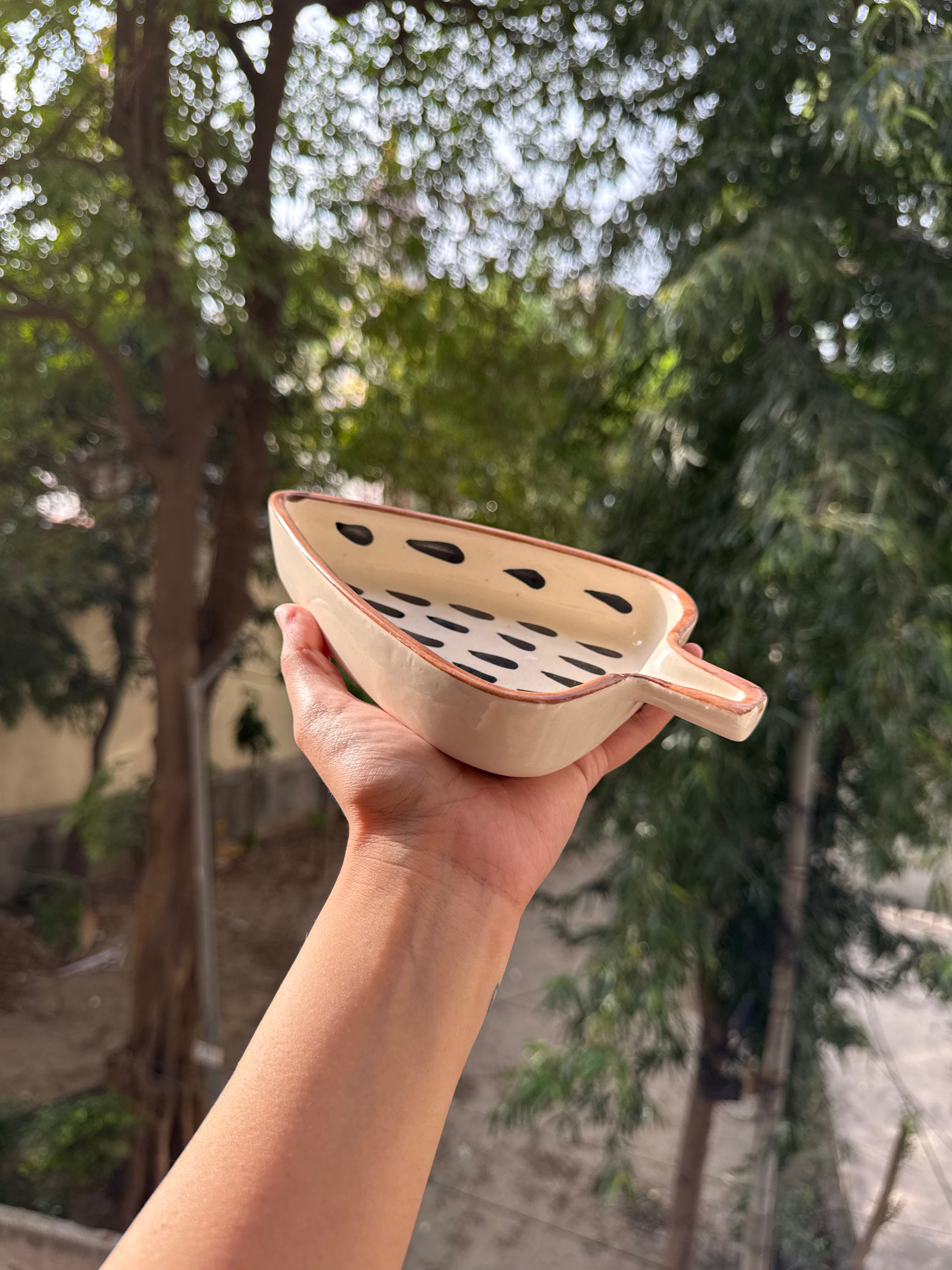 Leaf Serving Plates Combo