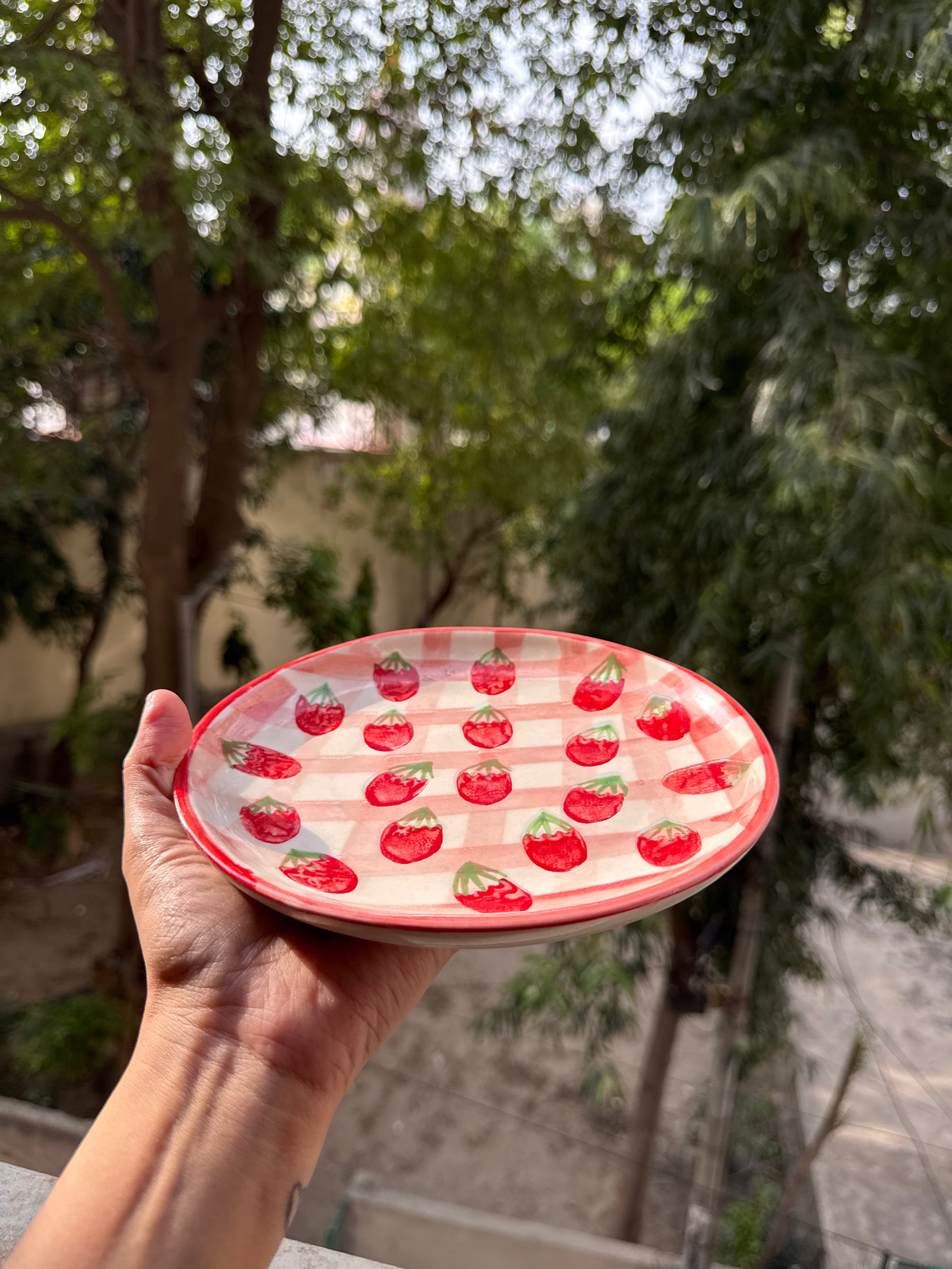 🍓 Strawberry Check Plate