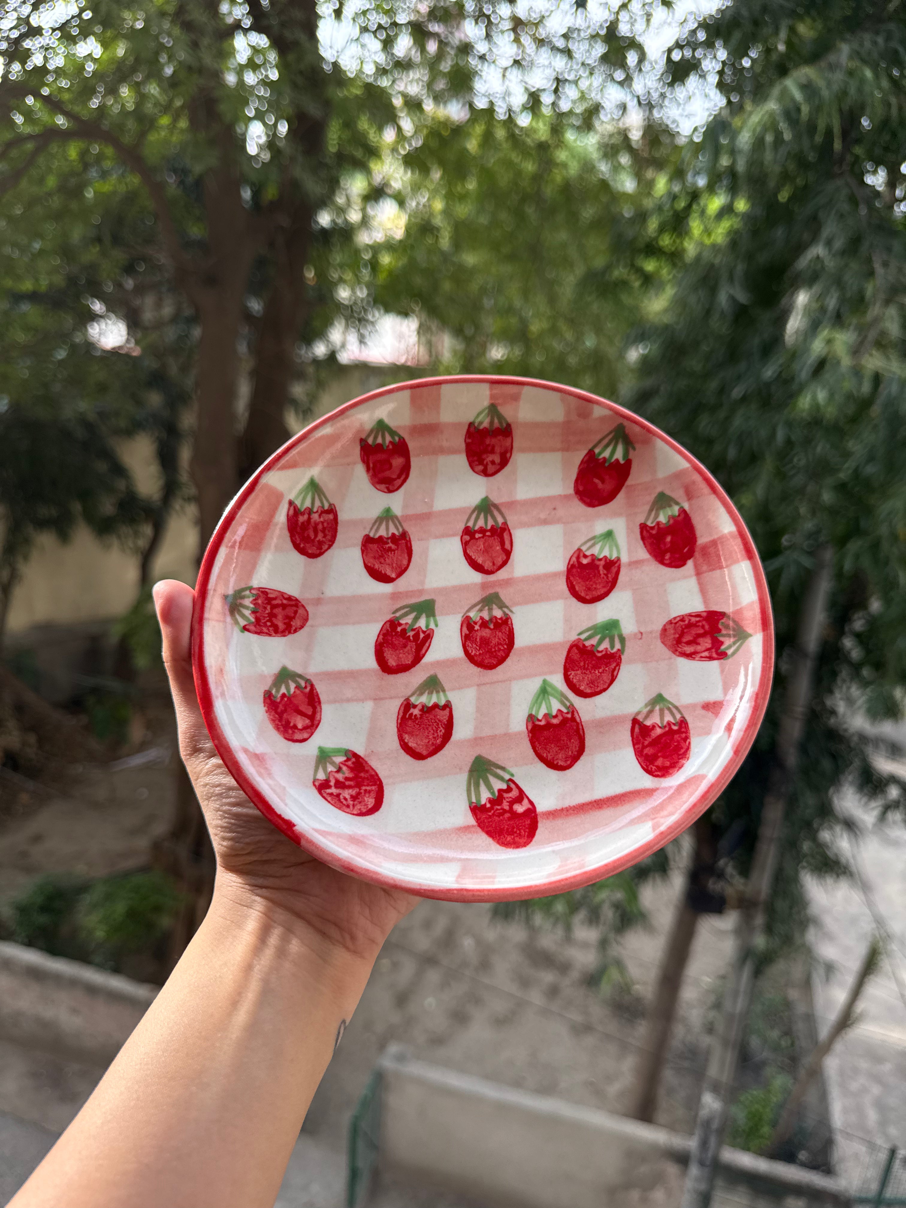 🍓 Strawberry Check Plate
