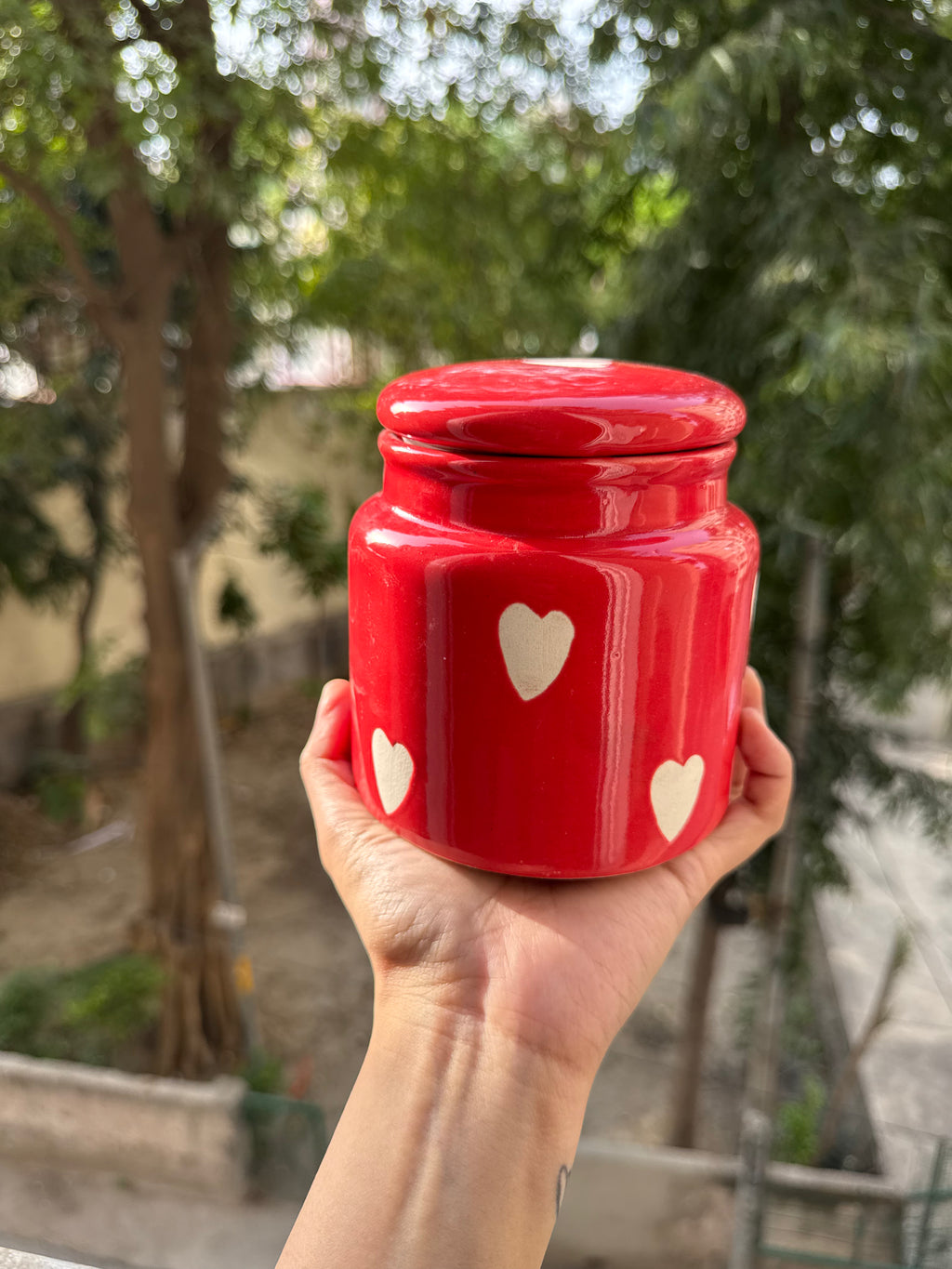❤️ Red Heart Jar